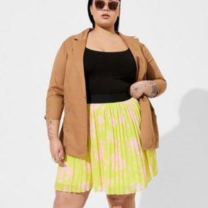 torrid Chiffon Pleated Mini Skirt NWT